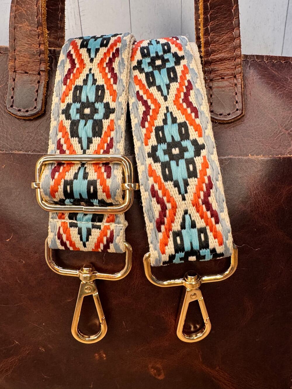 Colorful Woven Purse Strap Wide Bag Strap Boho Crossbody Purse Strap